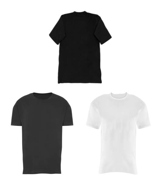 istock Black and white man T-shirts 1977172713