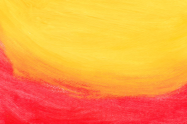 warm red and yellow colors