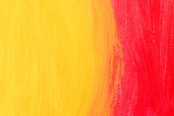 warm red and yellow colors