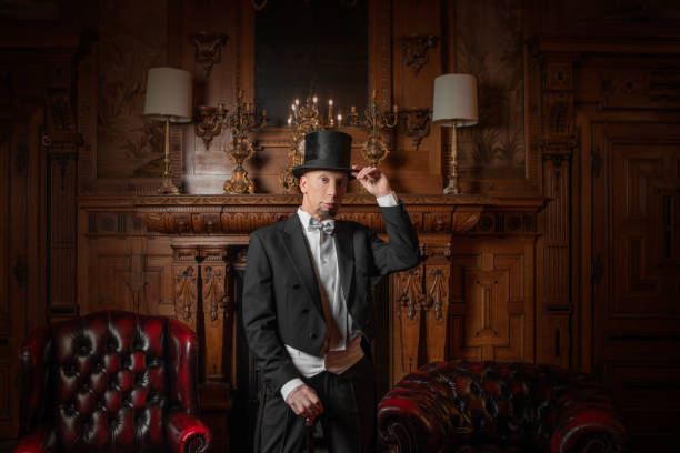 istock A handsome elegant 1920s style gentleman in a luxury stately home 1977195891