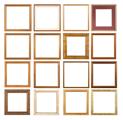 Square picture frames