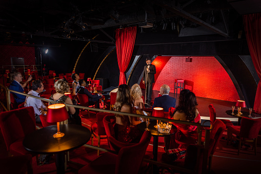 Theatre Cabaret audience enjoying a show