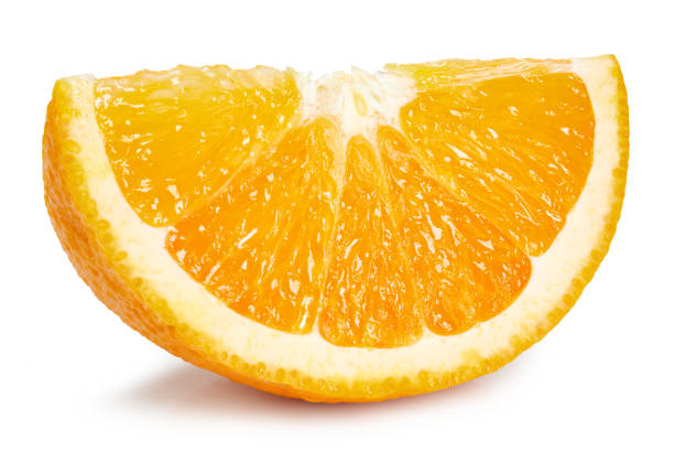 istock Orange fruits slice isolated Clipping Path 1977379918