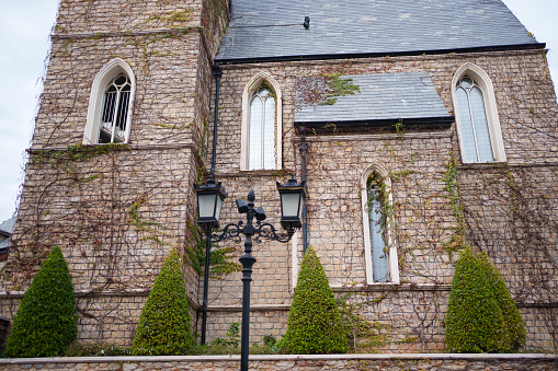 detail of church in Buren, Holland