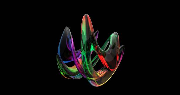 istock abstract background, 3D glass, or 3D glow wallpaper 1977498847