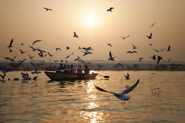 istock The river Ganges at Varanasi,India. 1977522559