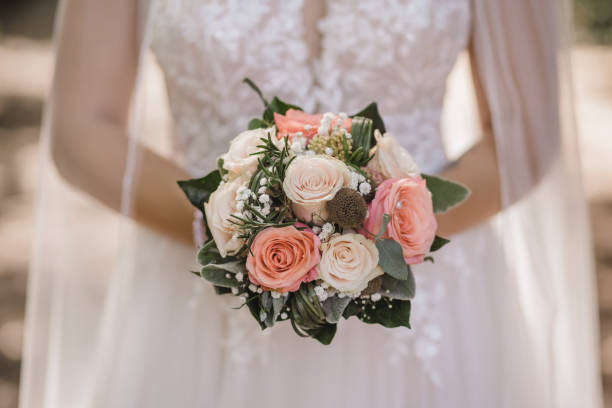 istock wedding flowers bride bouquet groom 1977543177