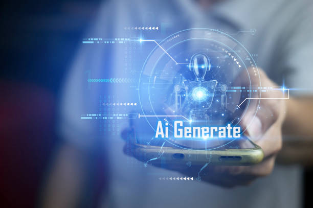 istock Ai Generate  Ai tech, businessman show virtual graphic Global Internet connect Chat with AI, Artificial Intelligence. using command prompt for generates something, Futuristic technology transformation. 1977600157