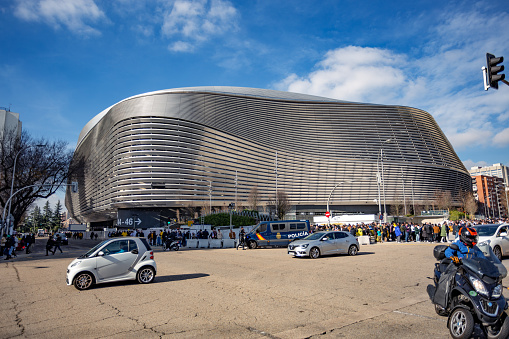 Cologne, Germany April 17, 2022: koelnmesse exhibition halls entrance south