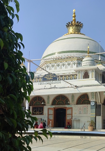 Dargah Sharif holds a deep spiritual allure that transcends cultural and societal boundaries, welcoming people from diverse faiths and backgrounds. Dholka dargah photography while travelling. Muslim's religious place where Islamic Muslim people come for prayers