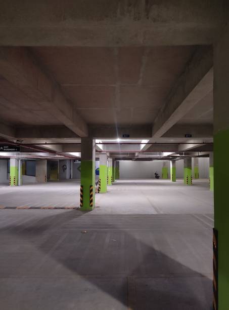 istock Corporate Office Building's Parking Space Photography While Travelling to Work 1977609550