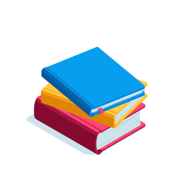 стокові ілюстрації на тему стос книг - енциклопедія