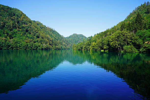 Levico lake in Trentino Alto Adige (Italy).