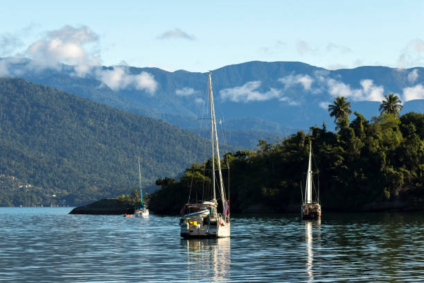 istock Sailing boat on the coast 1977669383