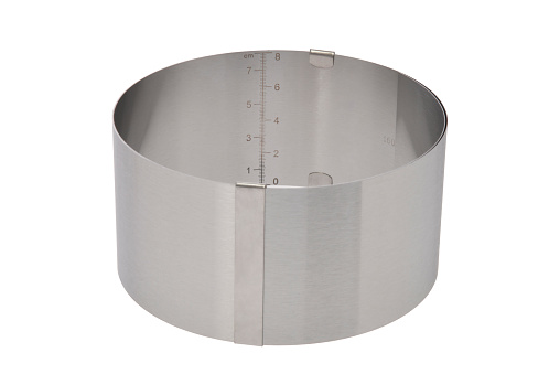The Adjustable stainless steel cake ring