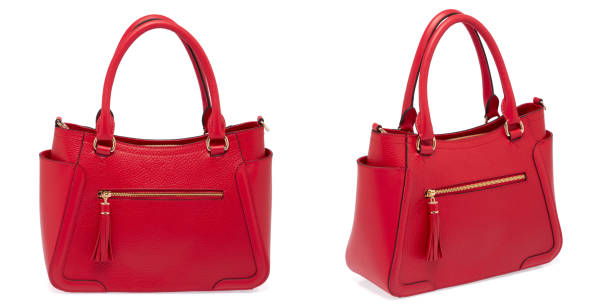 istock Leather Women's Bag On White Background 1977714165
