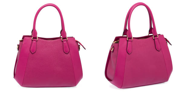 istock Leather Women's Bag On White Background 1977716303