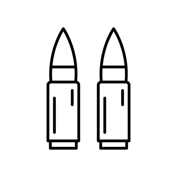 Vector illustration of Bullets Icon