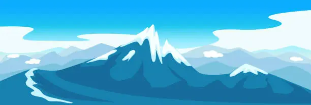 Vector illustration of Mountains