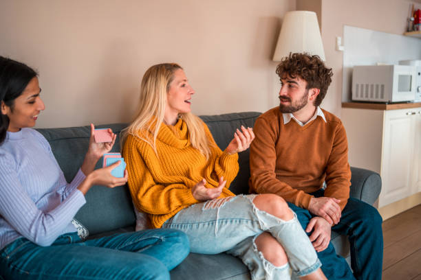 istock Diverse Friends Socializing at Home 1977795890