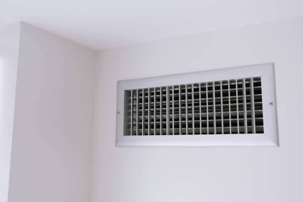 istock clean metal air conditioner radiator on the white wall 1977822040