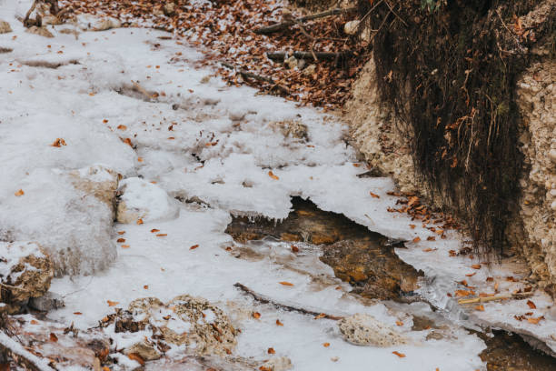 istock there is snow and ice on the ground in this area 1977830771