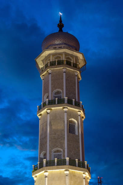 istock Baiturrahman mosque minaret, Banda Aceh 1977888623