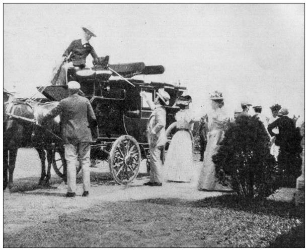 istock Sport and pastimes in 1897: Carriage 1977904216