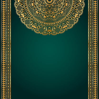 Ramadan kareem twibbon islamic frame mandala arabic border flyer poster for eid al fitr milad un nabi adha