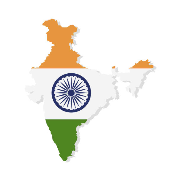 India map India map truism stock illustrations