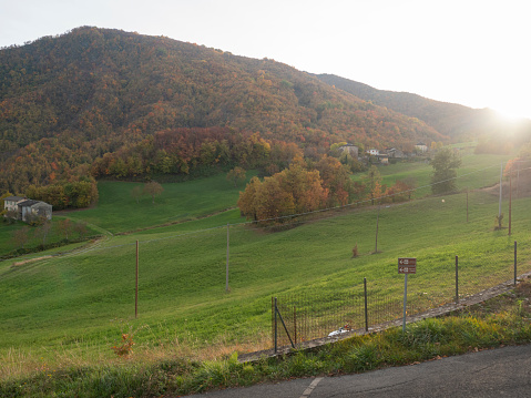 Fanano, Modena, October 2020. View of the Modenese Apennines.