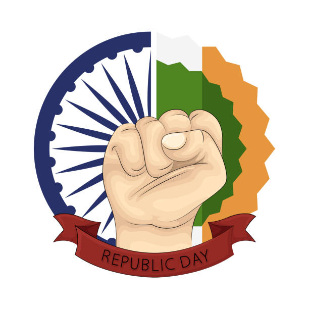 indian republic day indian republic day truism stock illustrations