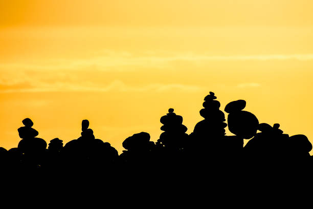 istock Stack of stones on the sea beach 1978032250