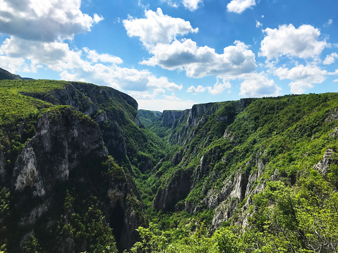 Natural park in East Serbia near the village Zlot and city of Bor. Lazarev kanjon, Lazar's canyon