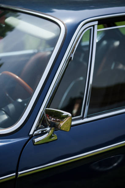 istock Side window of a vintage classic car 1978057010