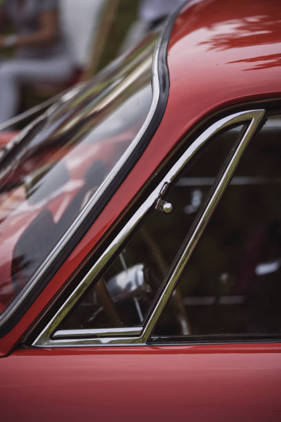istock Side window of a vintage classic car 1978057522