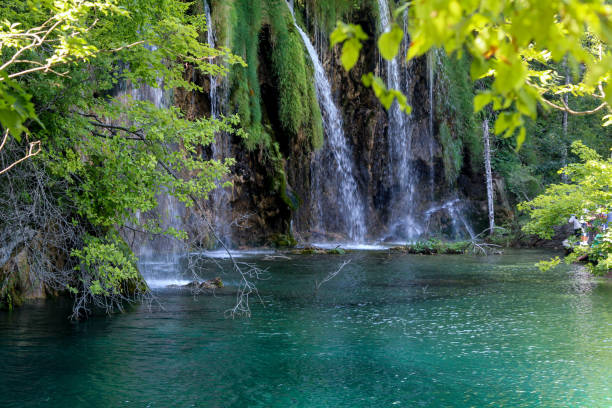 istock Waterfall Cascade. Beautiful Nature. Plitvice Lakes National Park. 1978095112