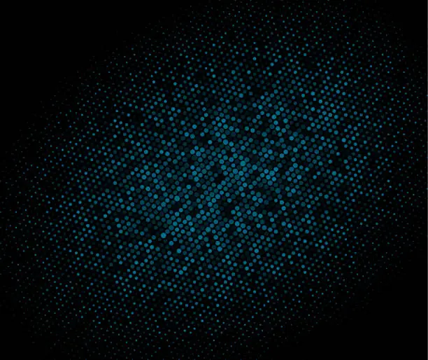 Vector illustration of Abstract blue data technology vector design background