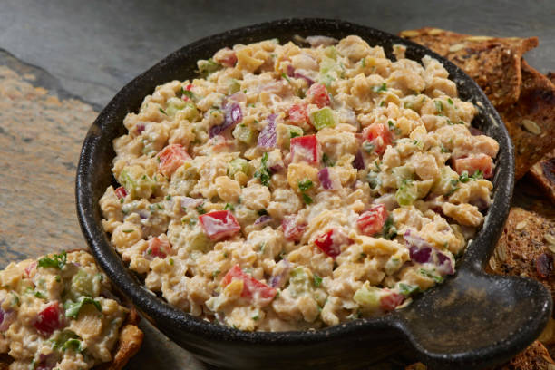 istock Creamy Chick Pea Salad Dip 1978192370