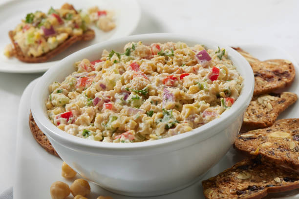 istock Creamy Chick Pea Salad Dip 1978192379