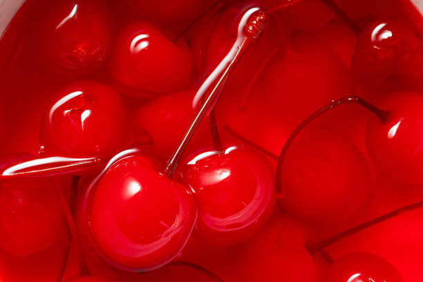 istock Organic Raw Red Cocktail Maraschino Cherries 1978227983