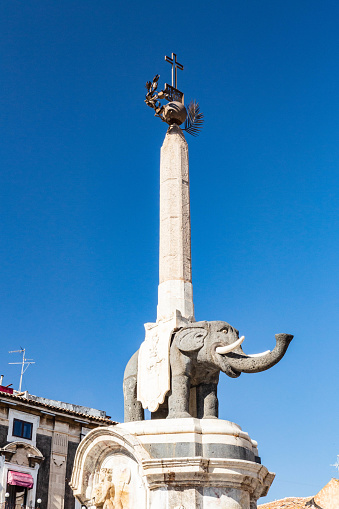 Black Basalt Statue Fountain of the Elephant