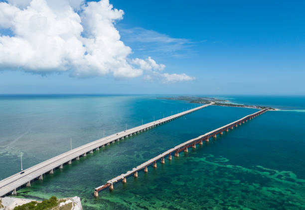 istock Overseas Highway - Florida Keys Aerial Panorama 1978392446