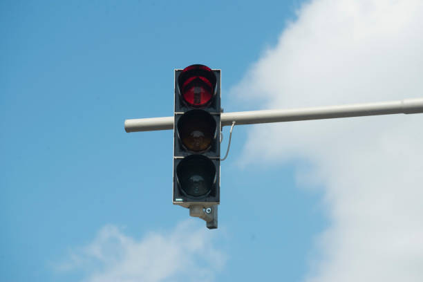 istock red traffic light on the street 1978412249