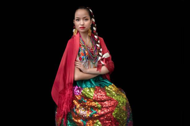 istock Women Mexican dancer Puebla, china poblana 1978433249