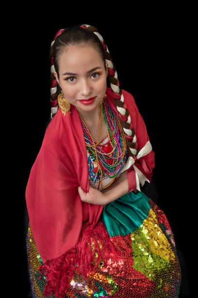 istock Women Mexican dancer Puebla, china poblana 1978433254