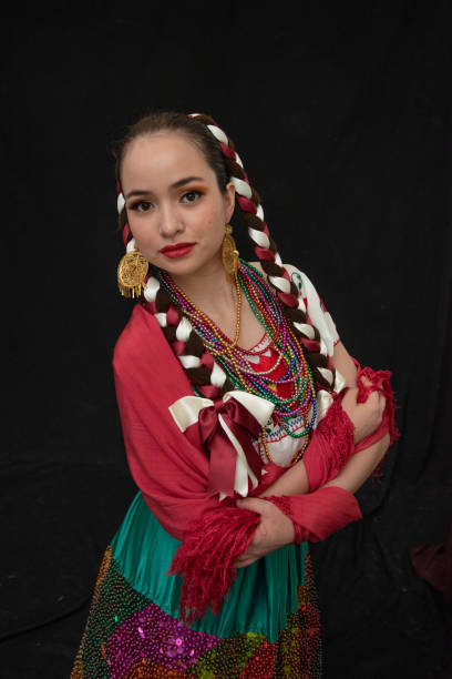 istock Women Mexican dancer Puebla, china poblana 1978433275