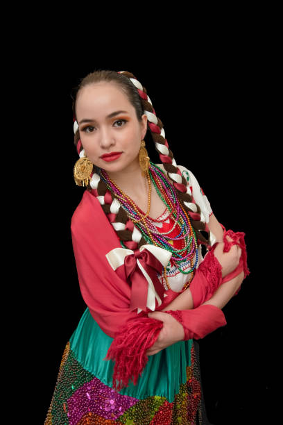 istock Women Mexican dancer Puebla, china poblana 1978433783