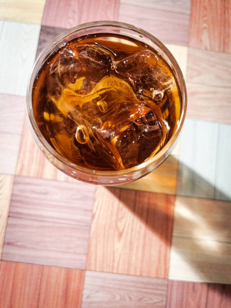 istock Japanese oolong tea with ice from above 1978443172