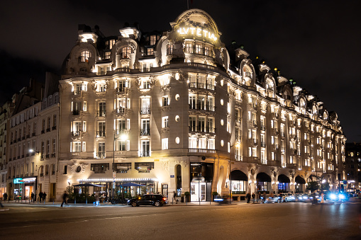 Paris, France, 1st of February 2024, Hotel Lutetia in 6h arrondissement of Paris,